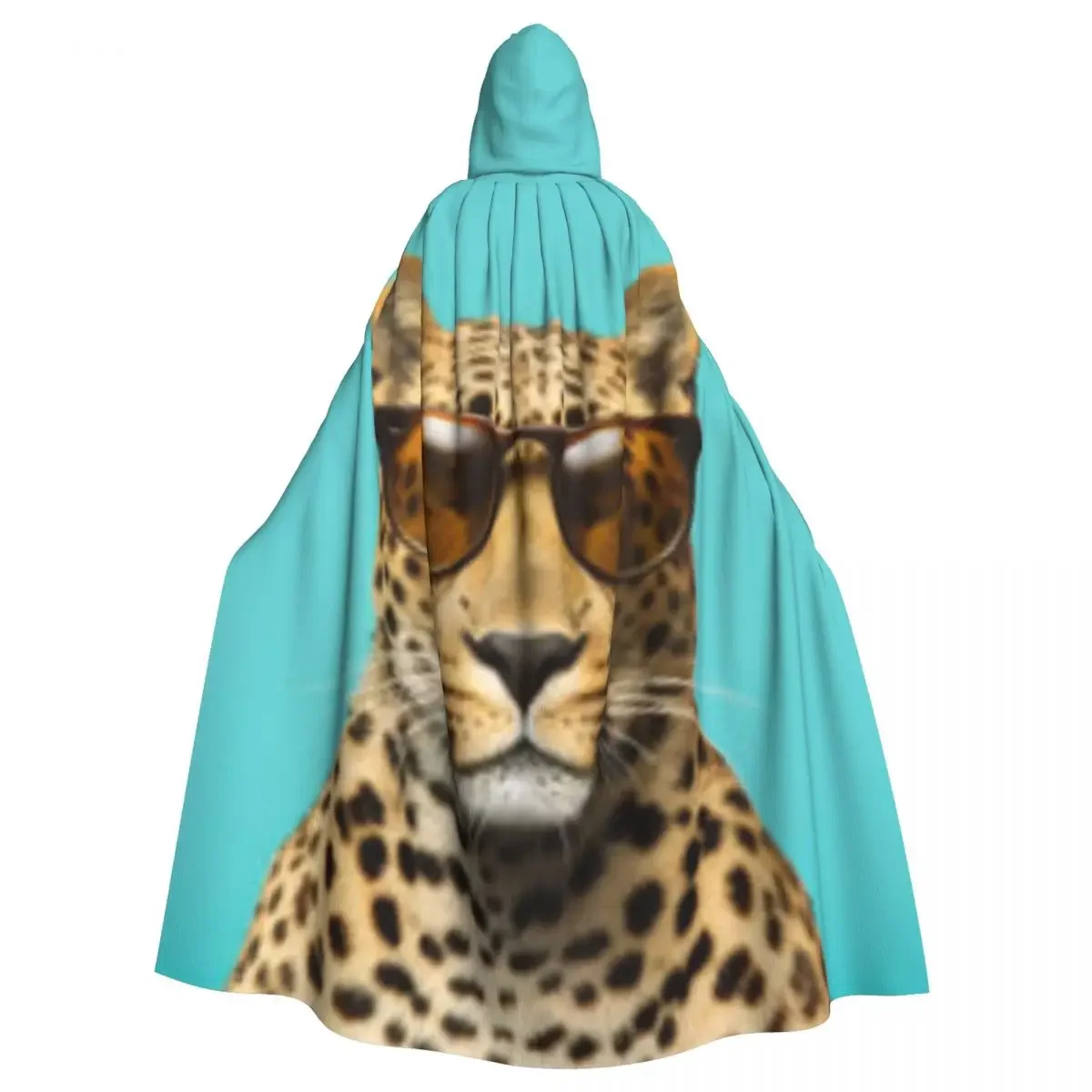 

Witch Leopard Halloween Cosplay Costume Unisex Adult Retro Ages Cape