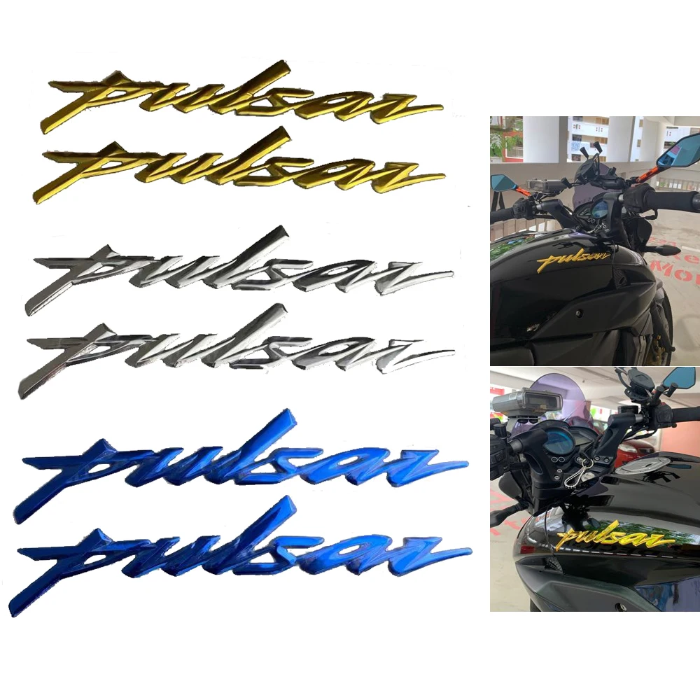 For Bajaj Pulsar 200NS COME 200 RS200 Pulsar 150 180/180f 220F Motorcycle 3D Emblem Badge Decal Tank Wheel Pulsar Sticker Decals