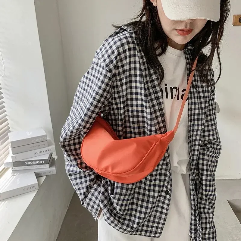 1pc Crossbody Dumpling Bag For Women Large Capacity Travel Solid Color Chest Bag Designed Ladies Daily Street Fanny Packs