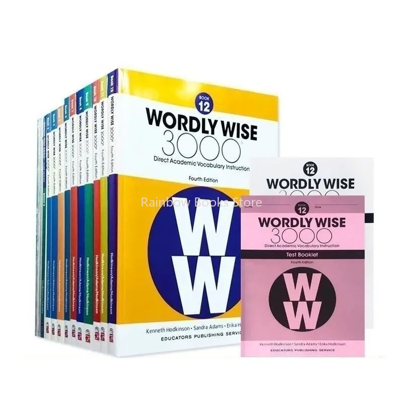 35Pcs/SET WORDLY WISE 3000 Book K-12 IELTS TOEFL English Word Vocabulary Expansion Textbook Test Booklet Learning for Children