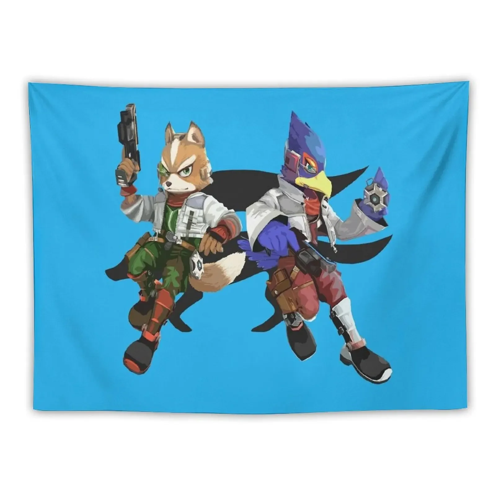 Fox and Falco Tapestry Wall Decoration Aesthetic Room Decoration Decoration Aesthetic Tapestry