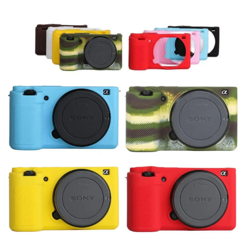 

For Sony ZV-E10 ZVE10 Digital Camera ZV-E10 Silicone Armor Skin Camera Case Body Cover Protector