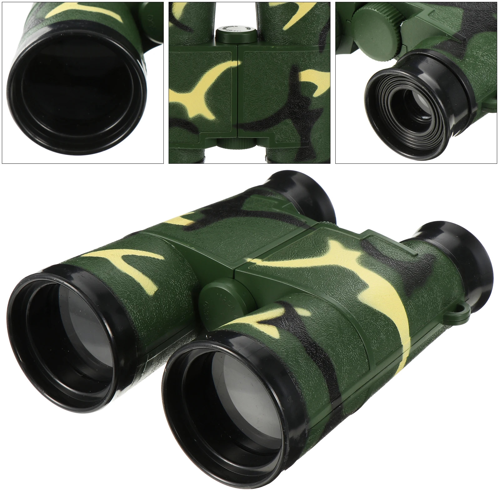 

High Definition Kids ABS Green Dual Tube Telescope for Bird Watching Travel Outdoor Learning Hunting Hiking Toy