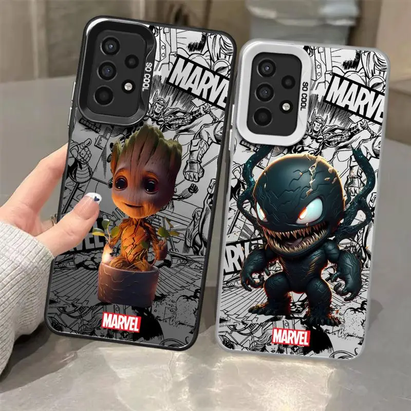 Marvel Heroes Iron Man Groot phone case for Samsung Galaxy A53 A52 A32 A25 A15 A55 A54 A72 A13 A16 A24 fundas hard shell couvres