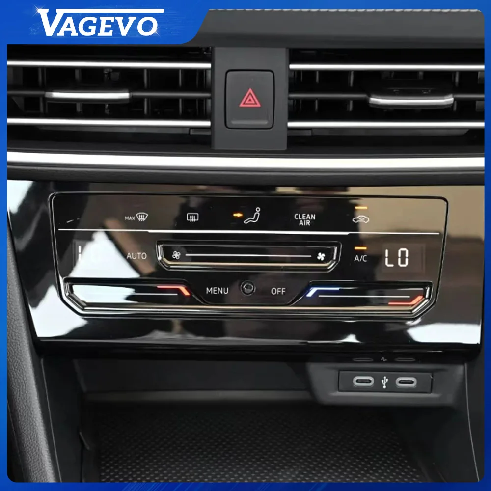 

3CC907044L OEM 2ZONE Touch screen automatic air conditioning panel For Volkswagen MQB Golf T-Roc Tiguan Arteon Jetta Atlas