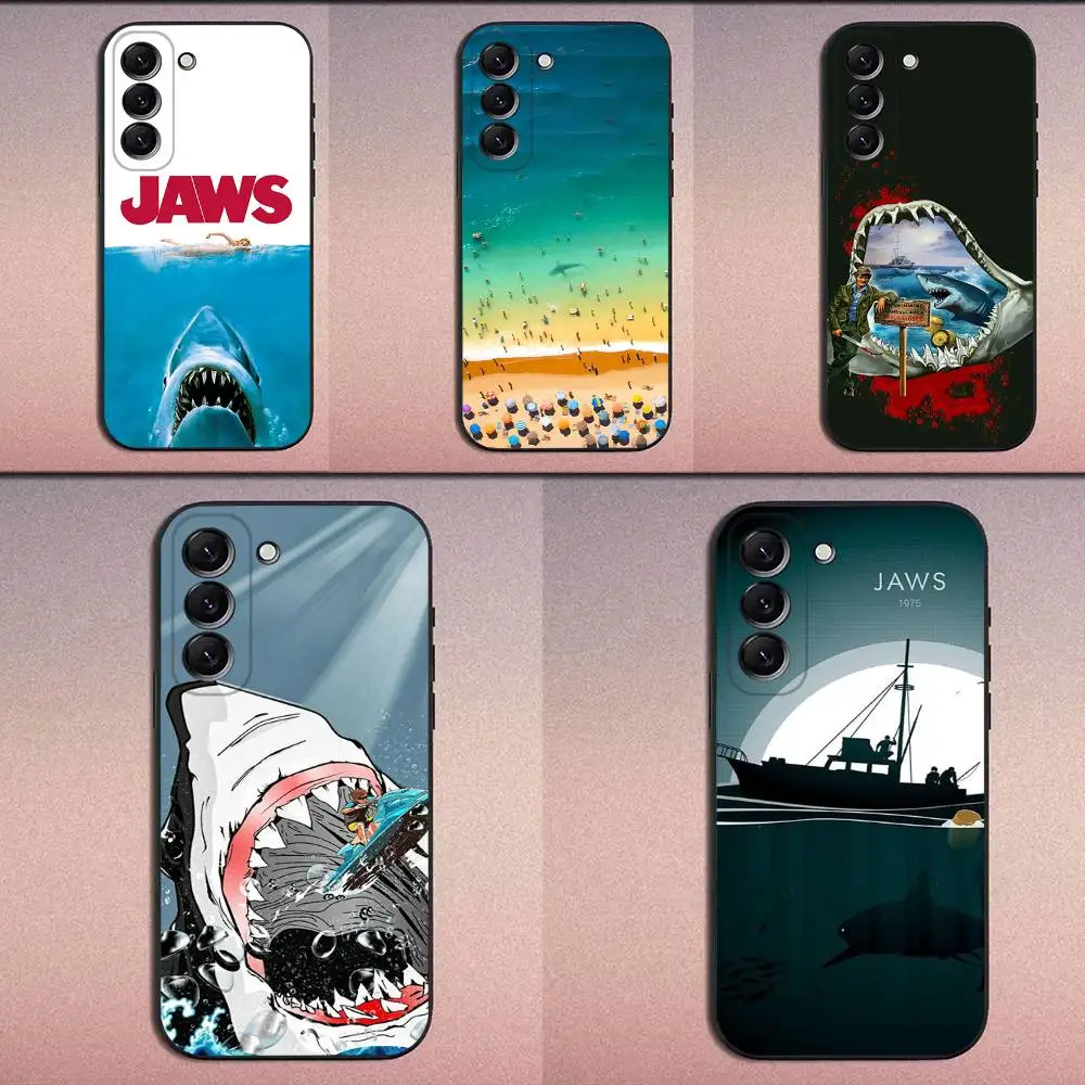 

Movie J-Jaws-es Phone Case For Samsung Galaxy A20,A21s,A22,A31,A32,A52,A53,A72,73,A80 Soft Black Cover