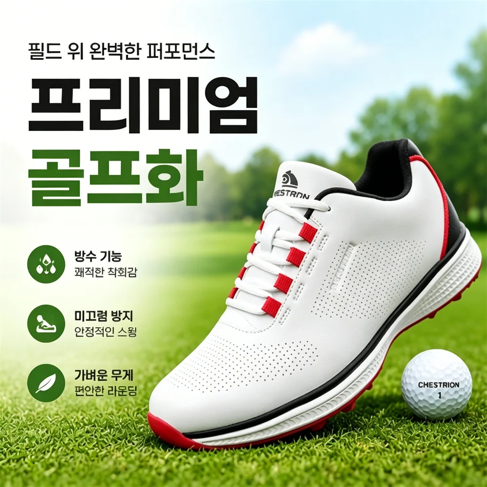 New Men's Golf Shoes Waterproof Wear-resistant Non-slip Comfortable Large Size Casual Sneakers Walking Shoes Fashion Golf Wear