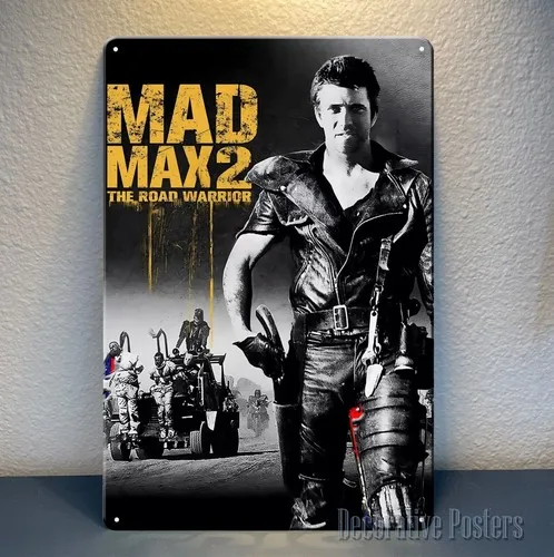 Mad Max 2 The Road Movie Metallposter Blechschild 20x30cm - Aluminium