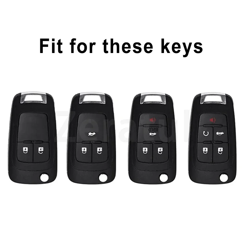 Shell Fob for Chevrolet Cruze Aveo Trax Sail Malibu Captiva Opel Vauxhall Astra J Corsa Insignia Mokka TPU Car Key Case Cover