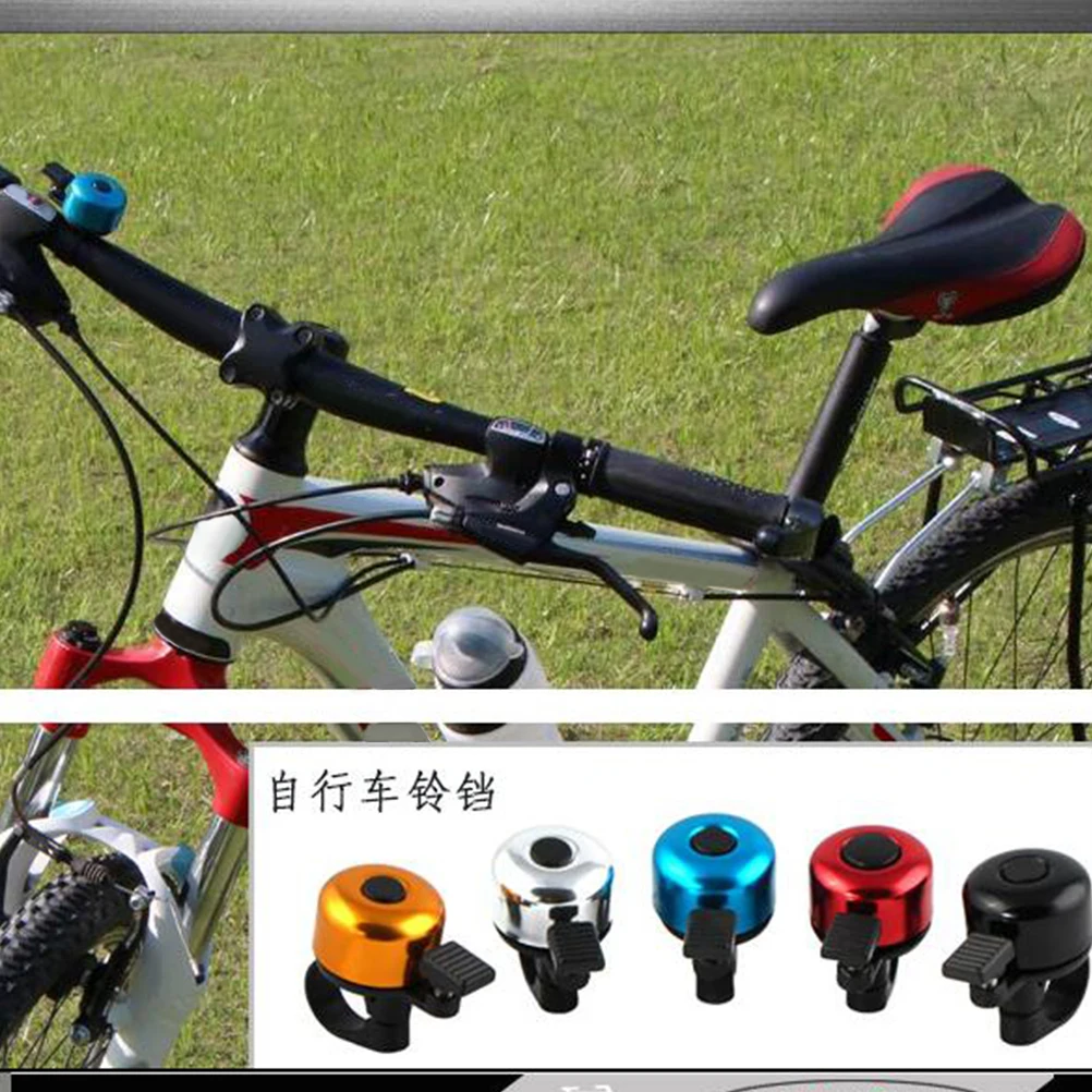 

10pcs Colorful Bike Bell Loud Mini Thumb Bell For Bicycle Scooter Mountain Road Use Durable Melodious Safety Accessory