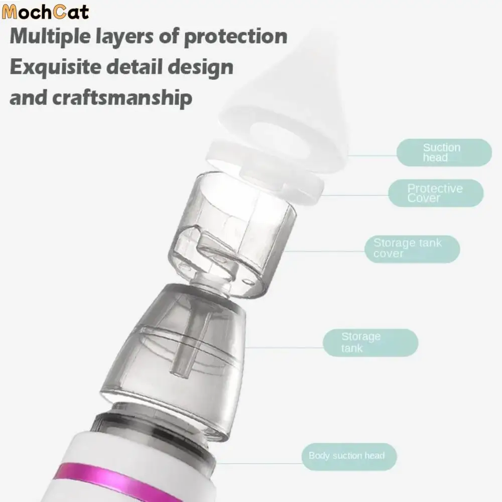 

3-in-1 Electric Nasal Aspirator Silent Utensils Health Baby Absorber Equipment Reusable Care Tools Obstruction Rhinitis Cleaner
