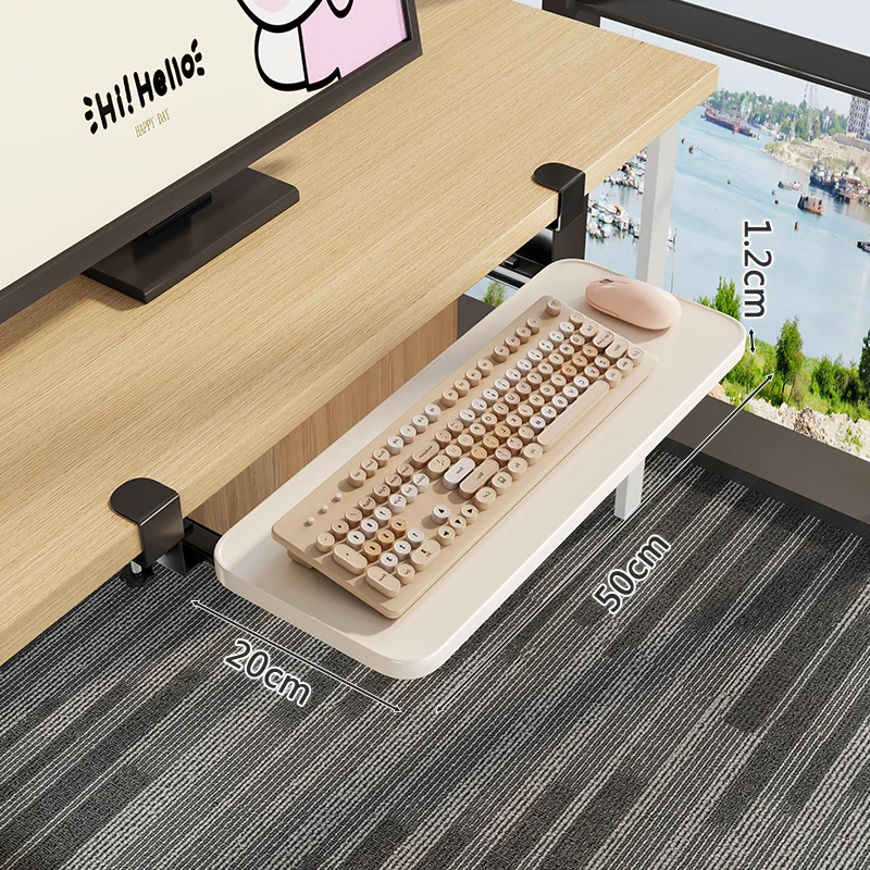 흰색 (50*20) 테이블 클램프 두께 1-4cm