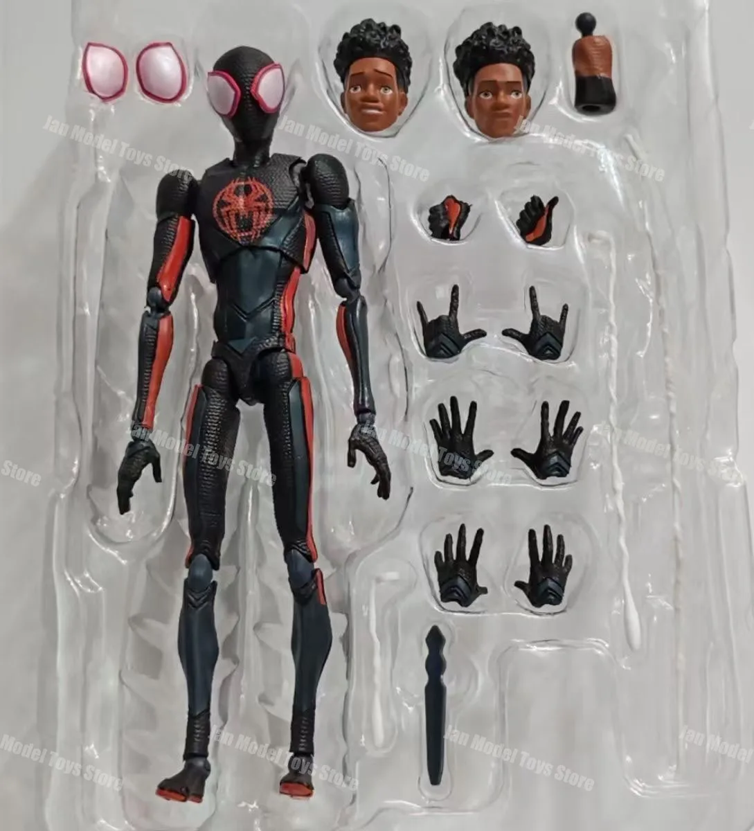 متوفر في المخزون ألعاب Ct سبايدرمان مايلز موراليس Shf جوين عبر الآية العنكبوتية الرجل العنكبوت أنيمي عمل الشكل تمثال الهدايا اللعب