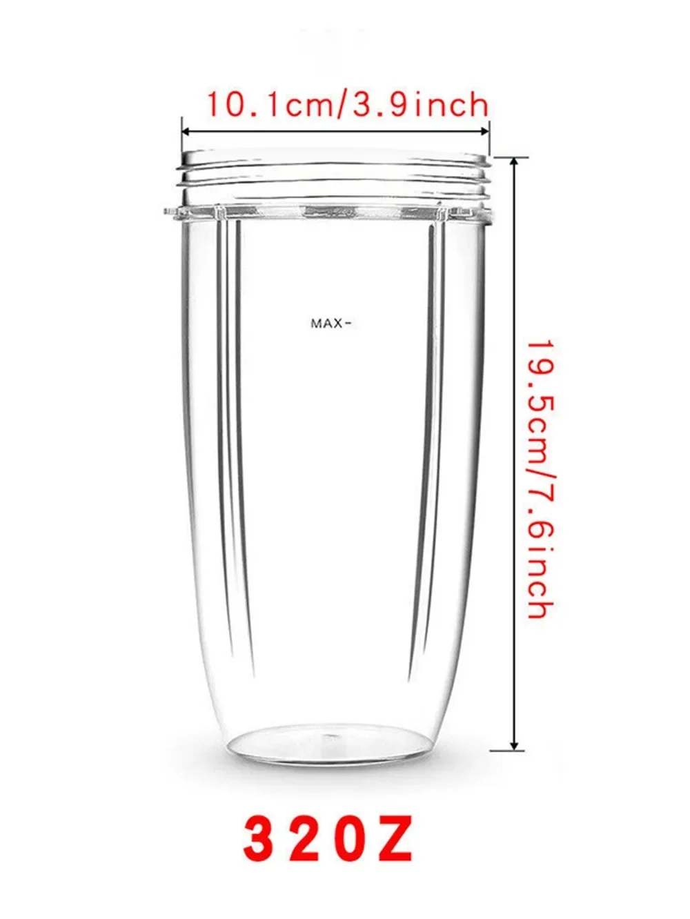 Hot Sale 18/24/32OZ Juicer Replacement Cup Transparent Plastic Mug for Nutribullet 900w 600w Bullet Juicer Home Kitchen Supplies