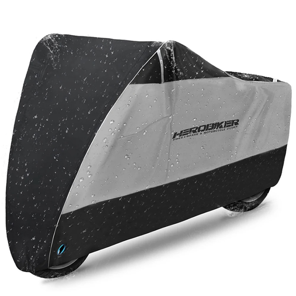 Waterproof Biker Cover Motorcycle Cover Motorbike Moto Scooter Cover UV Protector Dustproof Motorcycle Raincoat M-4XL