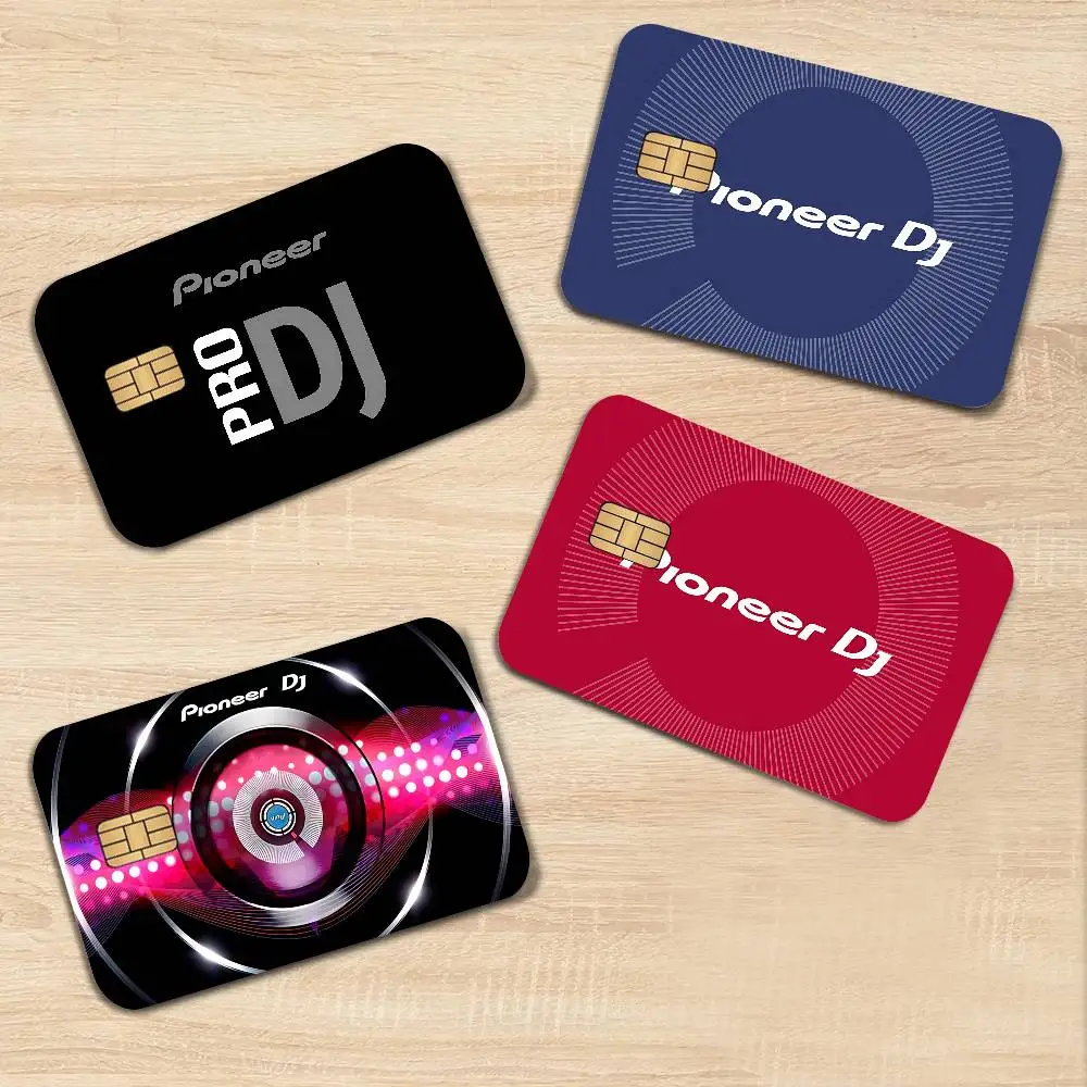 Pioneer Dj Pro Music Game Film Cover Sticker Case for Small Chip Credit Debit Card Front Side
