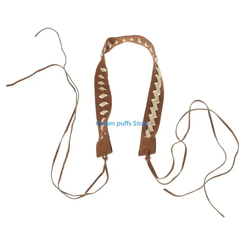 50LE Leather Hat Bands For Men Cowboy Hat Bands Western Hat Belts For Fedora Hat band