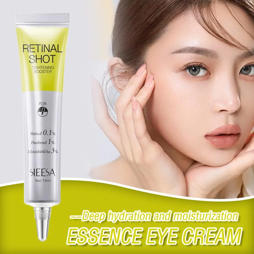 Retinol Eye Cream Hydrating Anti-Aging Smooth Fine Lines & Firm Eye Area Moisturizing Essence Firming Eye Cream 15ml