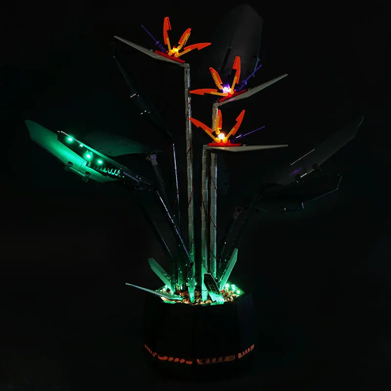 LED Light Kit For LEGO Bird of Paradise Collectible Model 10289 DIY Toys Gift (Not Include Building Blocks Bricks Kit Set Model) view 5