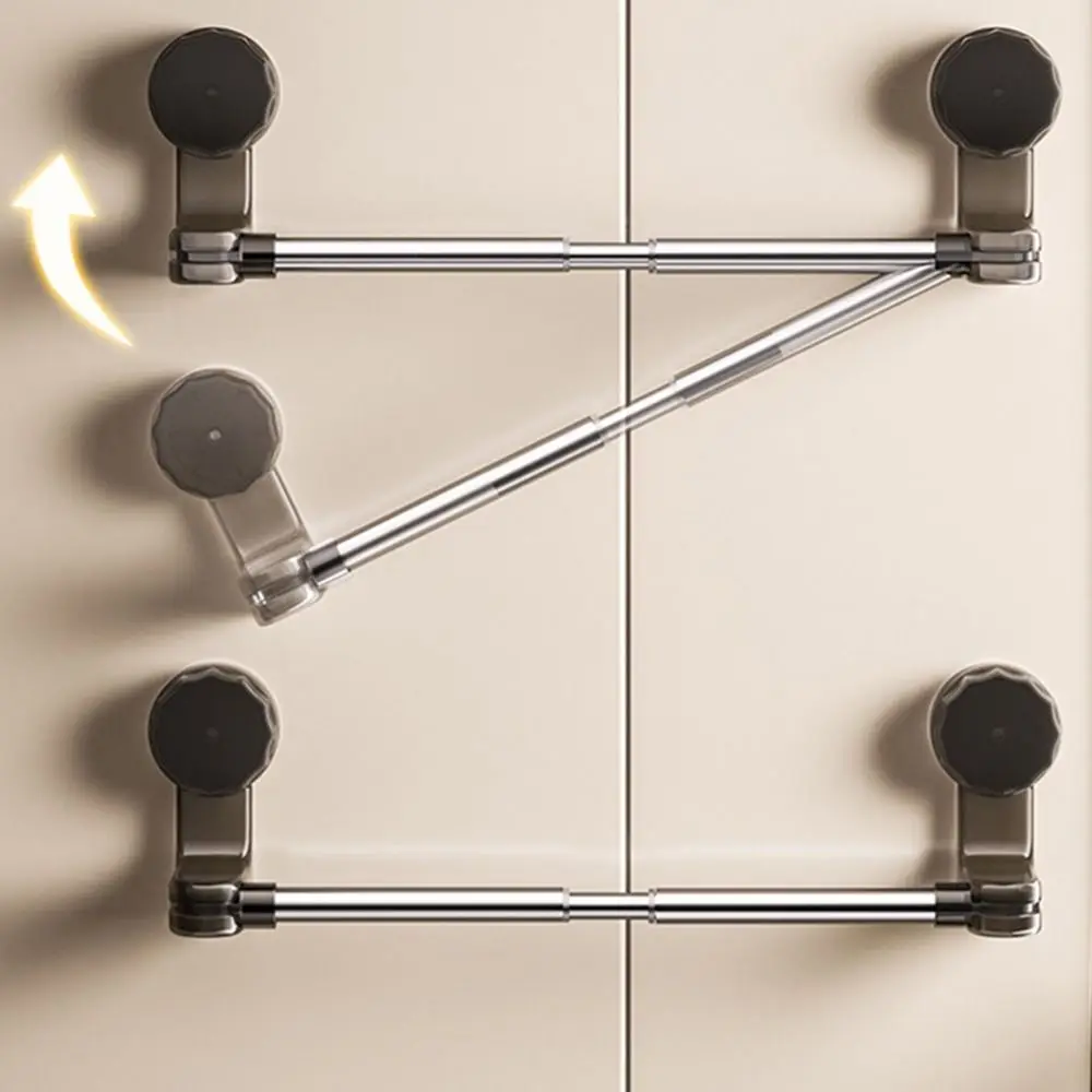 

Настенная вешалка для полотенец на присоске, водонепроницаемая вращающаяся выдвижная вешалка для полотенец, большая несущая способность, сильное всасывание