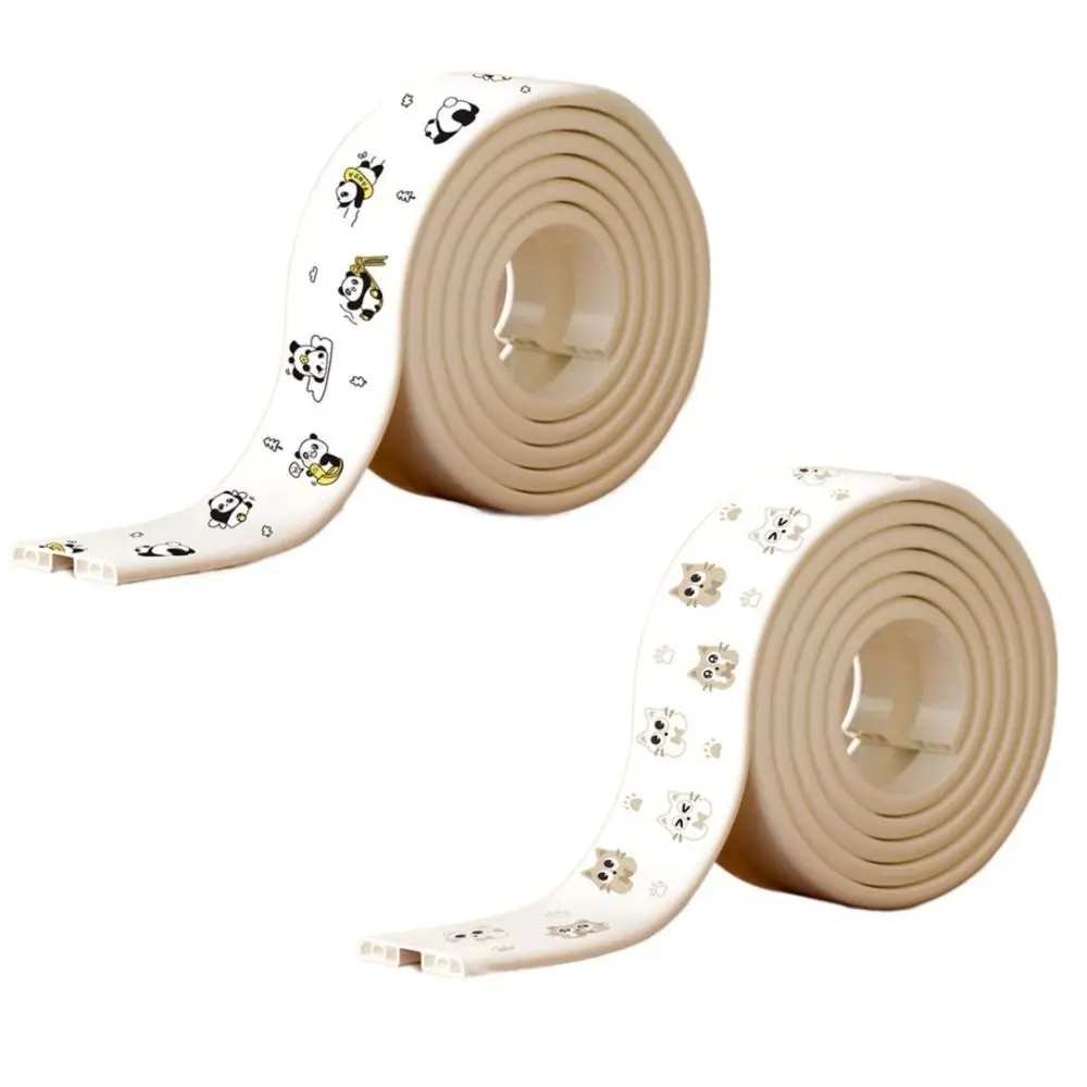 

2m Desk Edge Guard Strip Baby Safety Cartoon Pattern Anti Collision Cushion Soft Self Adhesive Wall Corner Protector