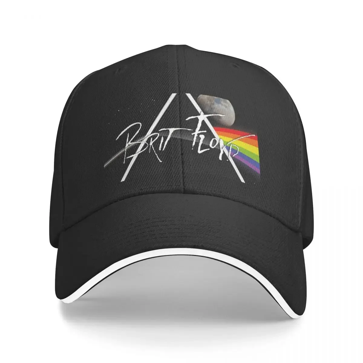 

New floyd the rainbow triangle brit Baseball Cap Sun Hat For Children sun hat Women Caps Men's