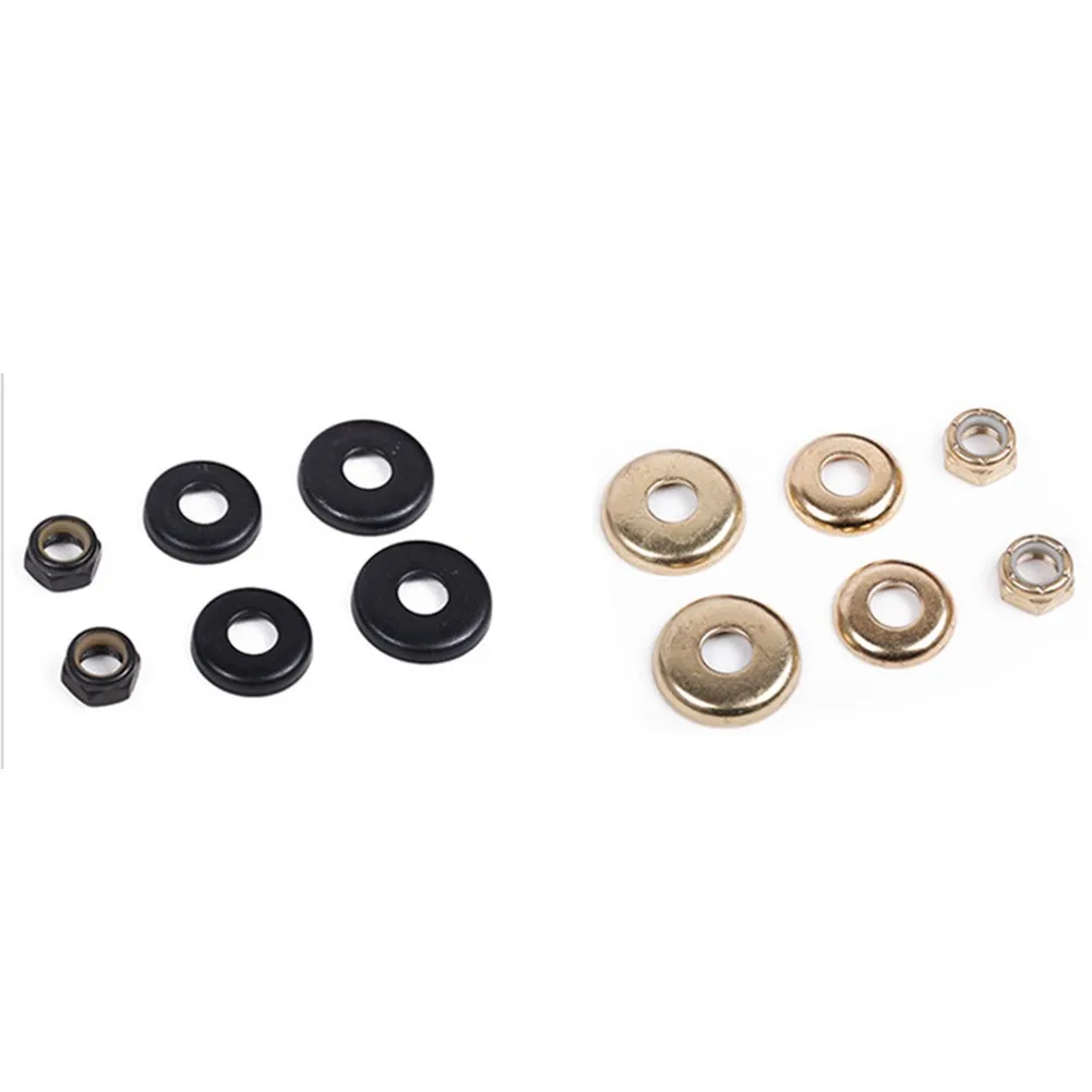 1set Longboard Skateboard Bushings Washers Cup With Nuts Thickened Hoverboard Spacer Electric Scooter