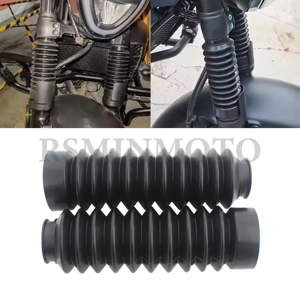 

Motorcycle Front Fork Shock Absorber Dust Cover Rubber Protector For Honda CB400ss CB400 SS CB 400 CB500