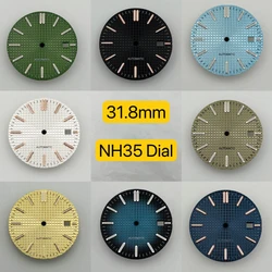 31.8mm dial, NH35 dial, emits green light in the dark, suitable for the 3 o'clock crown NH35 movement