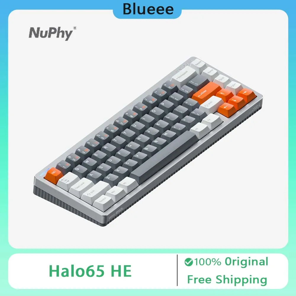 

Nuphy Halo65 He Magnetic Switch Mechanical Keyboard Gateron Jade Pro Switch Gaming Keyboard 8k Customized E-Sport Gift