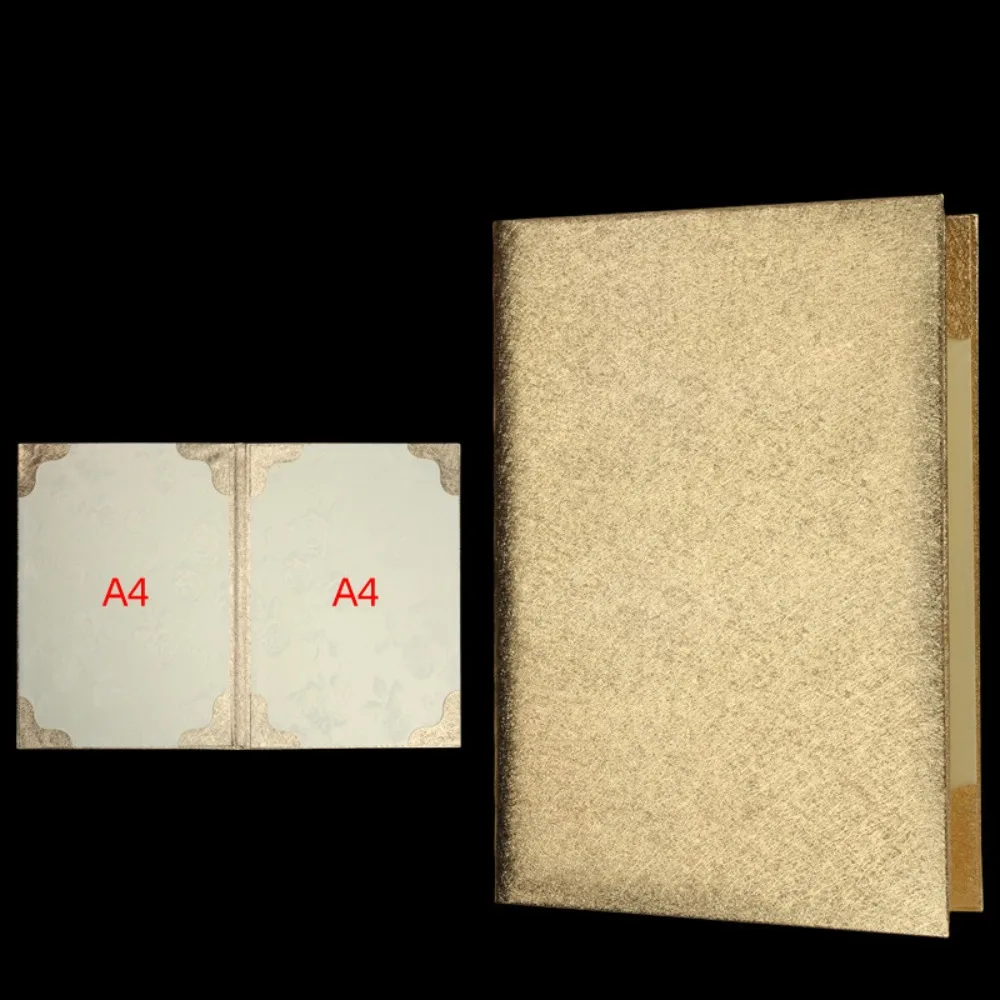 

Новая бумажная пустая папка формата А4, утолщенная бумажная обложка, речевая папка