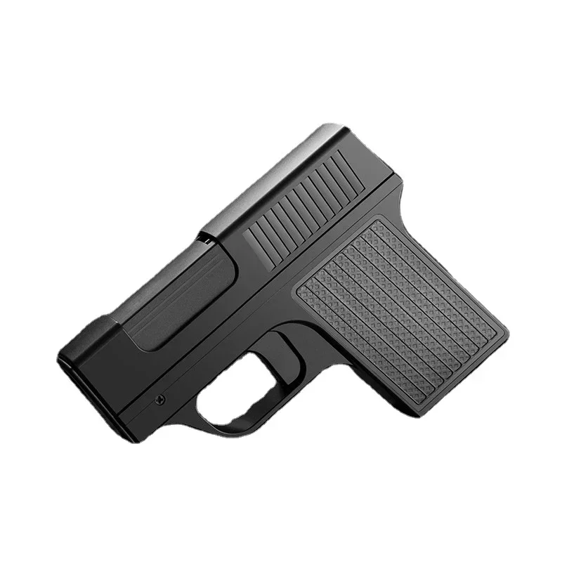 Focus YH098 Zigarettenetui, gerades Bündig, aufblasbares Feuerzeug, multifunktionales Zigarettenset mit doppeltem Verwendungszweck, Geschenk für Herren, Pistolenmodell