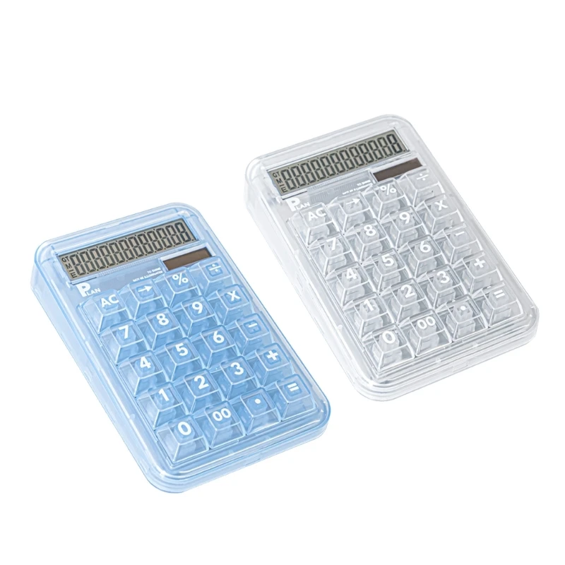 Q6PA Multifunctional Colorful Calculator With Flexible Keyboard For Office Students Exams Mathematical Tool Practical Design