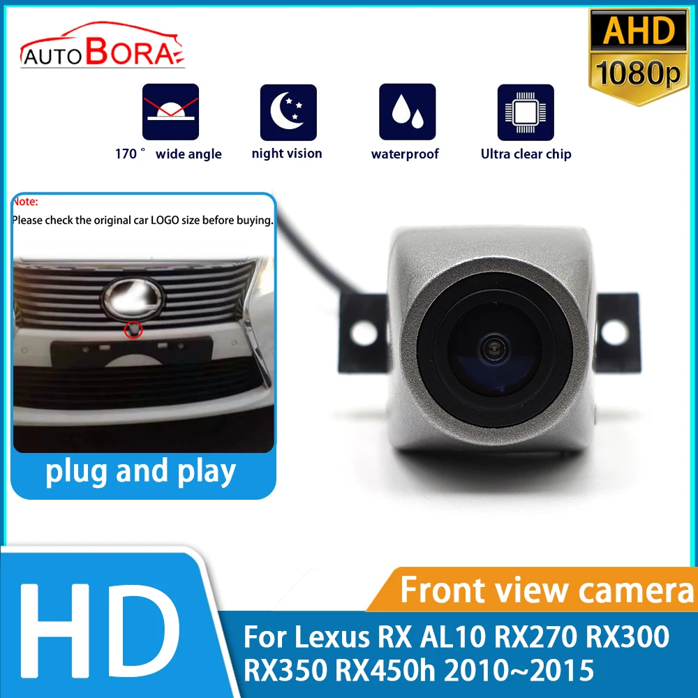 

AutoBora HD Clear Night Vision LOGO Parking Front View Camera For Lexus RX AL10 RX270 RX300 RX350 RX450h 2010~2015