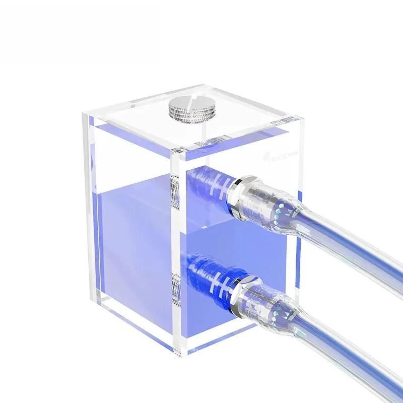 GQSX-T2 Computer Water-cooled Water Tank, Fully Transparent Water Tank, Mini Small Water Tank, Acrylic