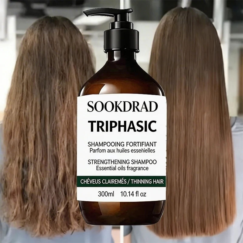 

Professional Grade Strengthening Shampoo, Care For Thinning Hair, Scented Pure Oils, 300ml