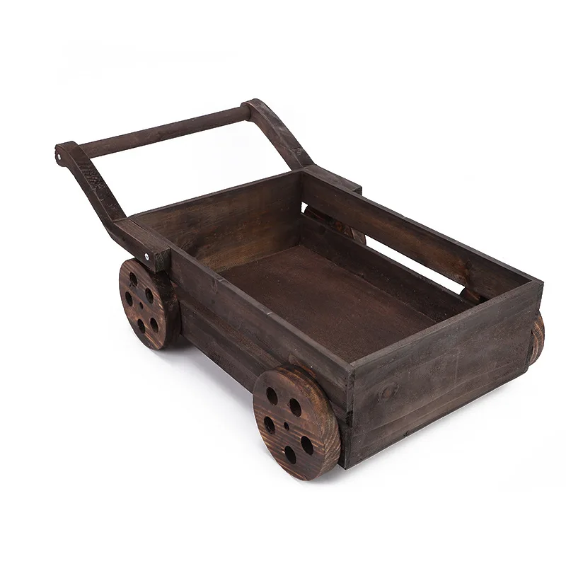 Newborn Photography Props Small Wooden Bed Baby Shooting Props New Photo Studio Photo Car Model Cot Photography Accessories