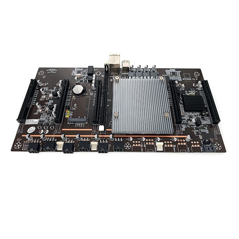 X79 X5 BTC Mining Motherboard LGA 2011 DDR3 Supports 5X PCI-E 60Mm RTX 3060 Graphics Card + Switch Line