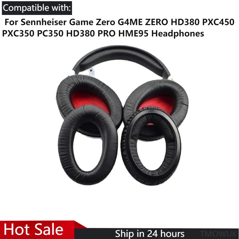 

Replacement Earpads For Sennheiser Game Zero G4ME ZERO HD380 PXC450 PXC350 PC350 HD380 PRO HME95 Headphones