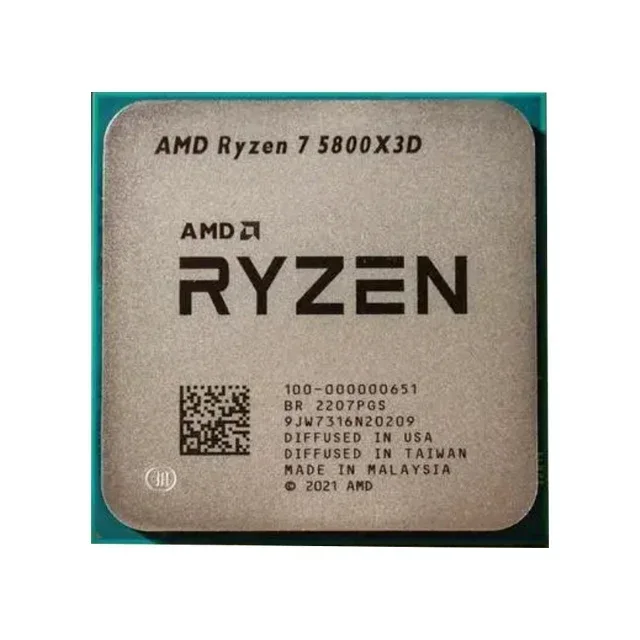 

For Ryzen 7 5800X3D R7 5800X3D 3.4 GHz 8-Core 16-Thread CPU Processor 7NM L3=96M 100-000000651 Socket AM4 New but without fan