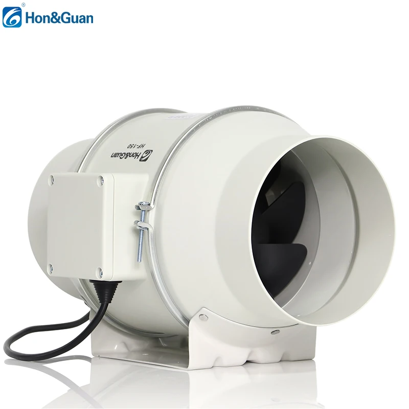 EC Motor Free Speed Control 6 Inch Ventilation Fan Inline Duct Exhaust Fan