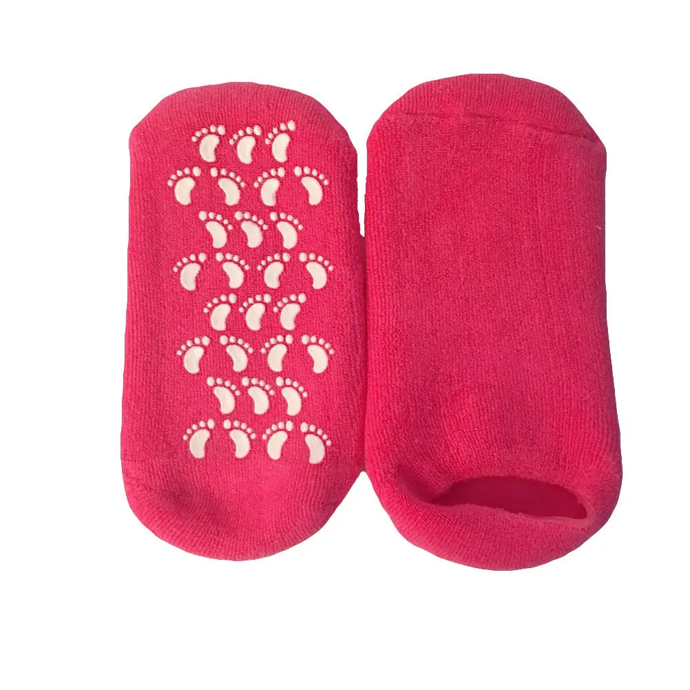 Gel Socks for Moisturizing Hands and Feet Vitamin E Jojoba Olive Grape Oil Deep Hydration Softening