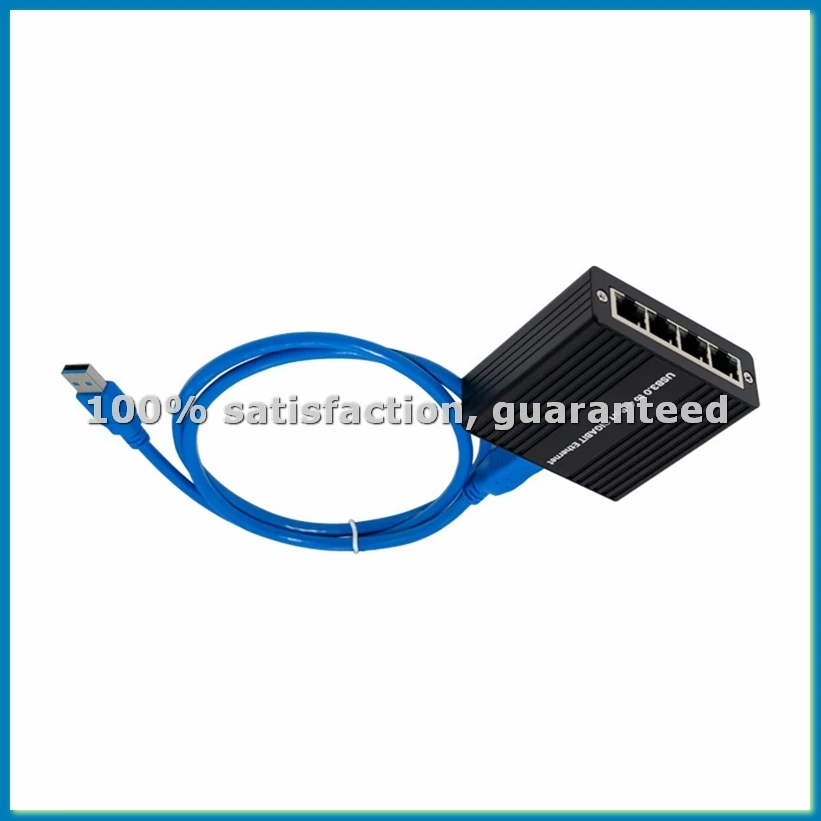 

ST7491 RJ45 Gigabit Ethernet Adapter USB3.0 to 4-Port LAN Gigabit Ethernet USB for Gaming Network Card RTL8153-A69M