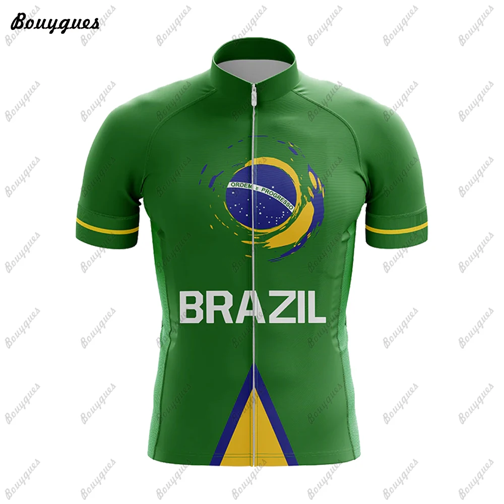 NEW Brazil Men Cycling Jersey MTB Maillot Bike Shirt Downhill Jersey High Quality Pro Team Tricota Mountain Bicycle Clothing