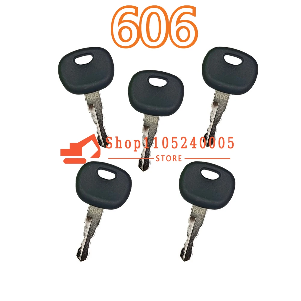 

20/10/5/1 шт. новый ключ стартера зажигания 606 606/14606 для тяжелых оборудования грузовик-погрузчик строительные машины ключи