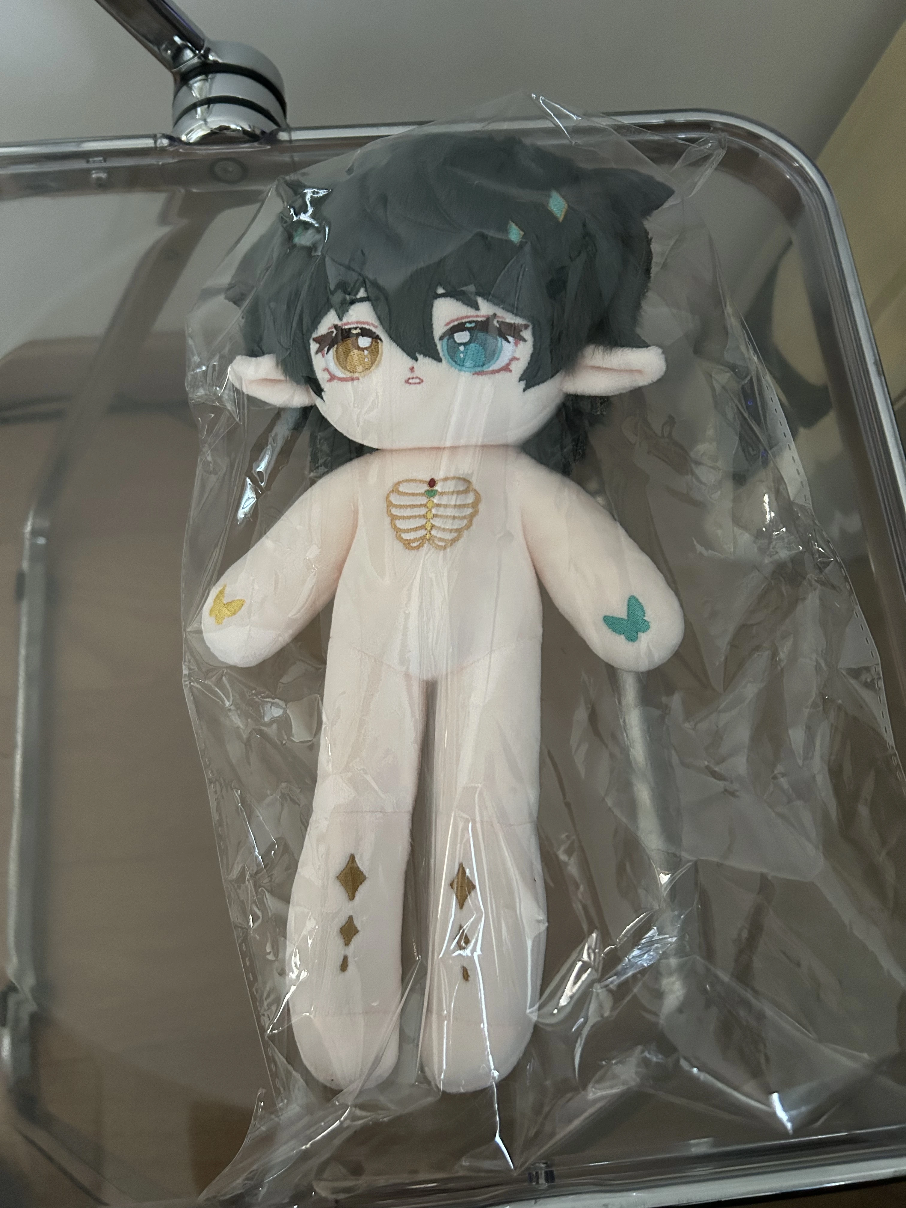 In Stock Game Ensemble Stars あんさんぶるスターズ! 20cm Kagehira Mika Long Leg Naked Cotton Dolls  Plushie Figure Models Mascot Doll Toys