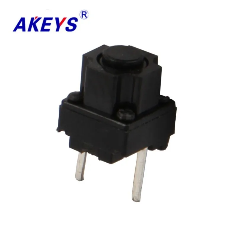 10PCS TS-E009 6*6*7.3 Mini push button switch middle 2 pin DIP type tact switch for mouse
