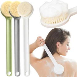 Long Handle Back Brush for Shower Soft Bristles Body Exfoliating Bath Brush Skin Health Shower Back Scrubber Dry Brushing