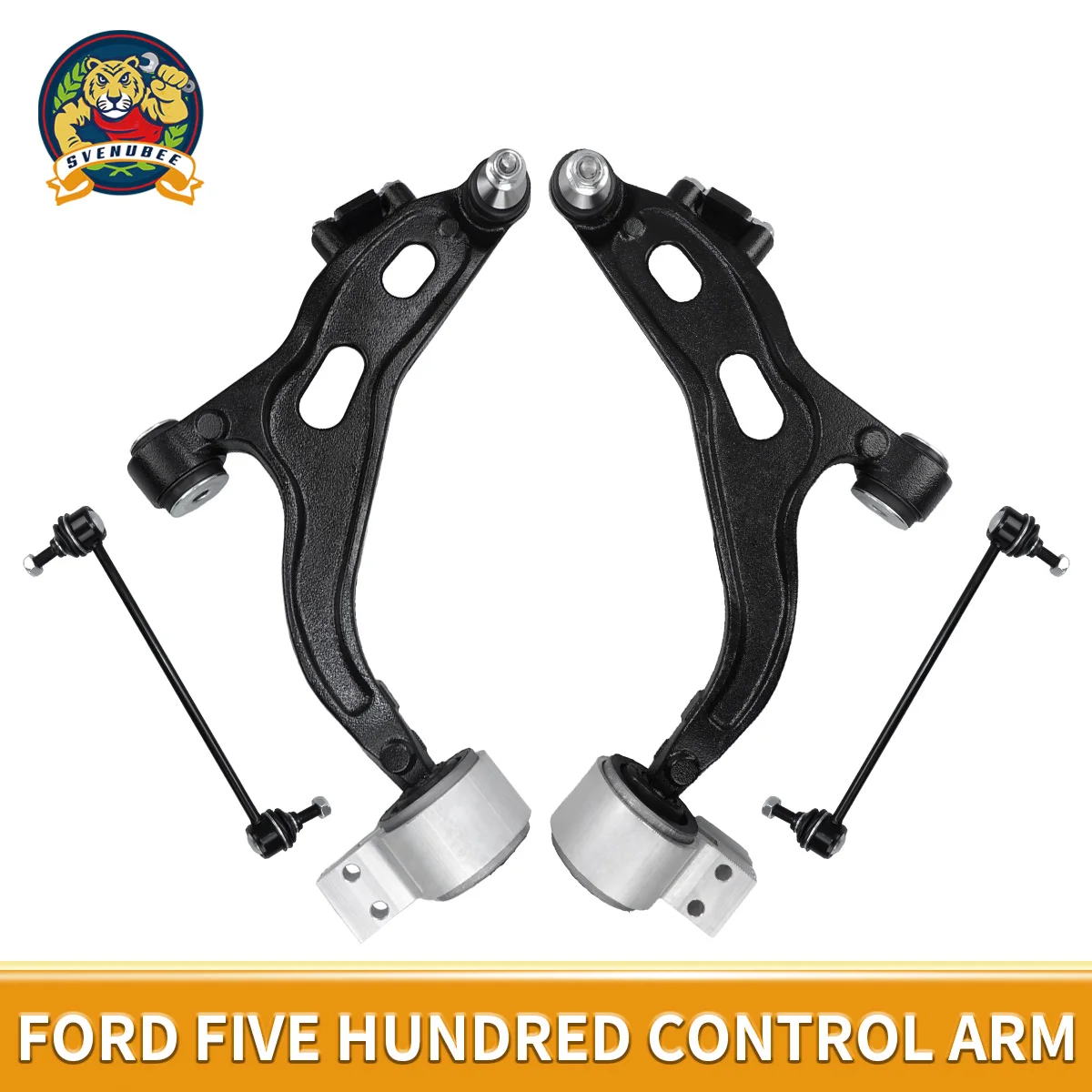 

Svenubee 4pcs Front Lower Control Arm Ball Joint Stabilizer Link Kits for Ford Five Hundred Freestyle Montego 2005 2006 2007