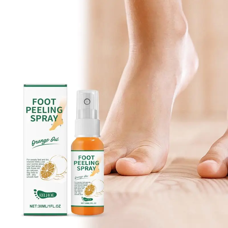 Herbal Anti Crack Foot Cream Peeling Spray Heel Cracking Repair Products Exfoliation Dead Skin Removal Softening Smooth Care
